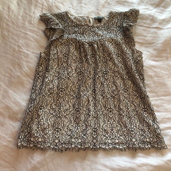 lily rose top in black & white - Picture 3 of 6